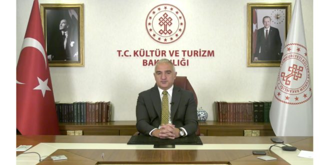T.C. Kültür ve Turizm Bakanı Mehmet Nuri Ersoy: “2021 turizm gelir hedefimizi 21 milyar dolar olarak güncelledik”