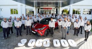 TOYOTA OTOMOTİV SANAYİ TÜRKİYE 3 MİLYONUNCU ARACINI ÜRETTİ