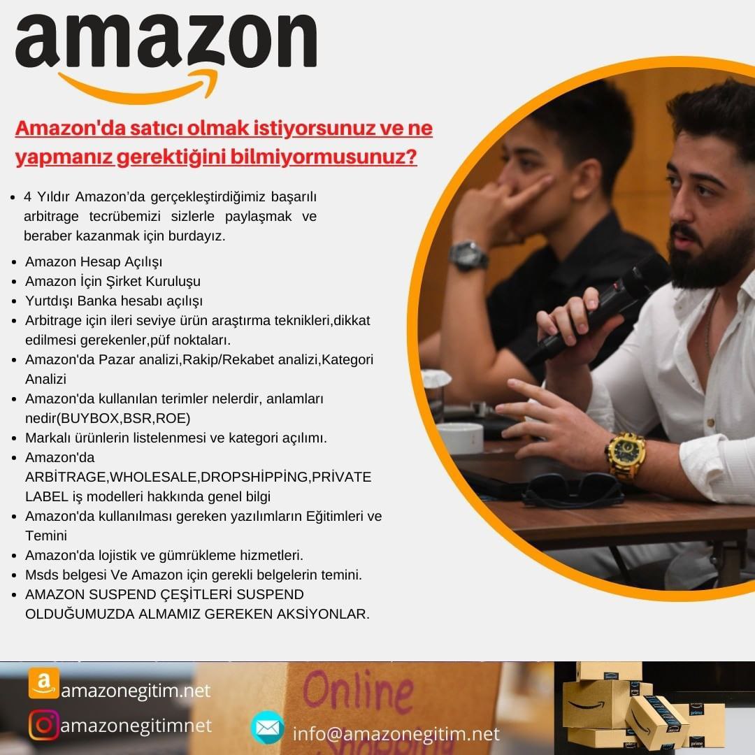 Amazon da satış yapmaya hazırmısınız?